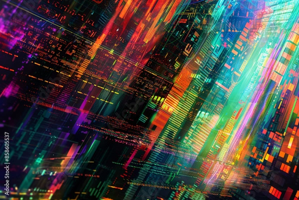 Obraz digital data graphic dark financial stock photos and royaltyfree images, in the style of vibrant, high-energy imagery