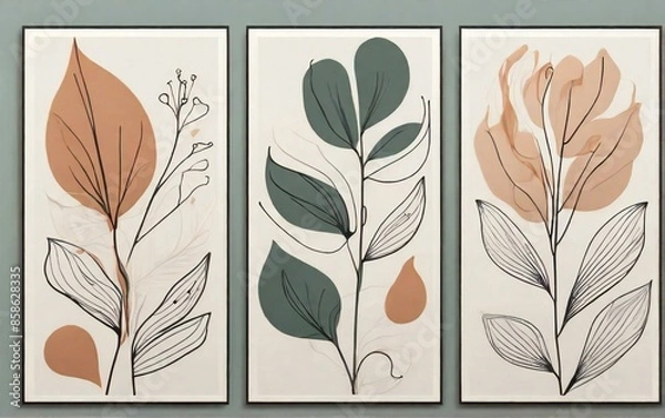 Obraz background with leaves