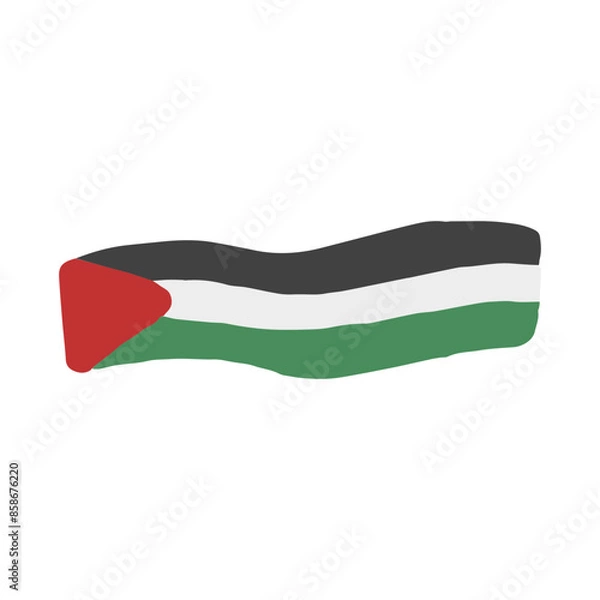 Fototapeta Palestine flag element