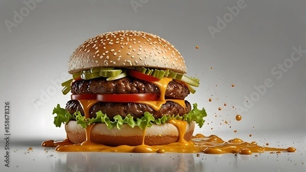 Obraz fast food burger