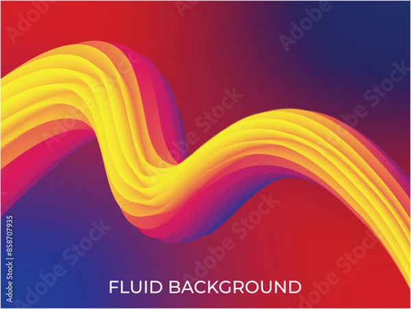 Fototapeta  Elegant Vector Fluid Design: Ideal for Dynamic and Modern Visual Content.