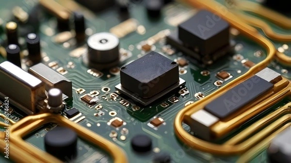Fototapeta electronic circuit board