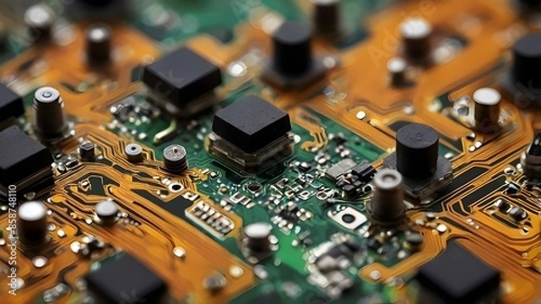 Fototapeta computer circuit board