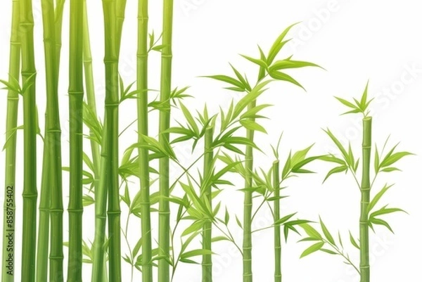 Obraz Bamboo Forest Illustration