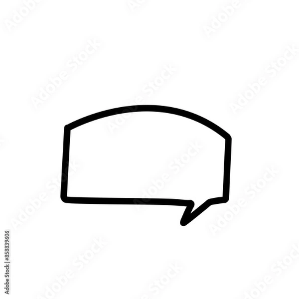 Obraz speech bubble line icon
