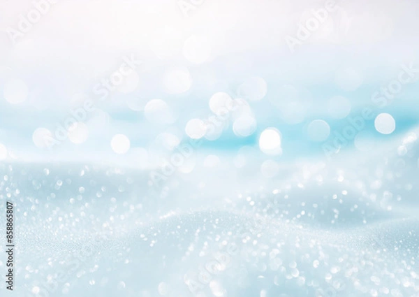 Fototapeta 美しい水色の光の背景