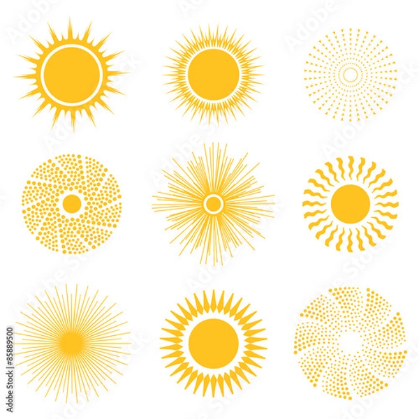 Obraz Sun Icon Set