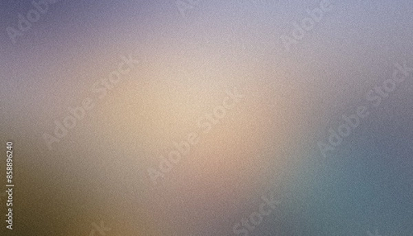 Fototapeta Grainy texture fading from purple to beige creating a gradient background