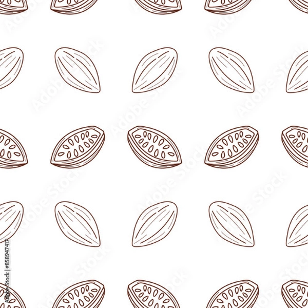 Fototapeta Line Chocolate Background Pattern
