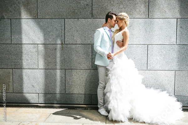 Obraz Couple and the wall