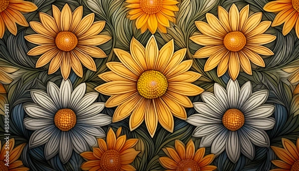 Obraz flower background