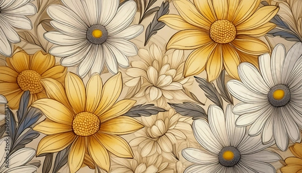 Obraz flower background