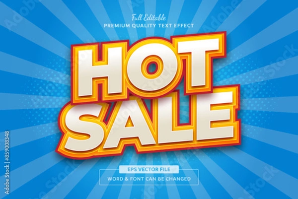 Fototapeta Hot Sale Editable Text Effect Font Style