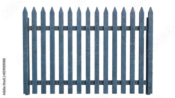 Obraz Wooden Fence V2 - 3d model render
