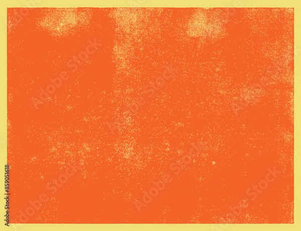 Obraz Rolled ink letterpress print texture. High definition, rough, eroded lino print texture. A4 scale. Compound path and optimised.