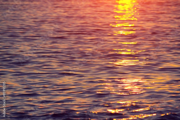 Fototapeta Water Reflection at Sunset