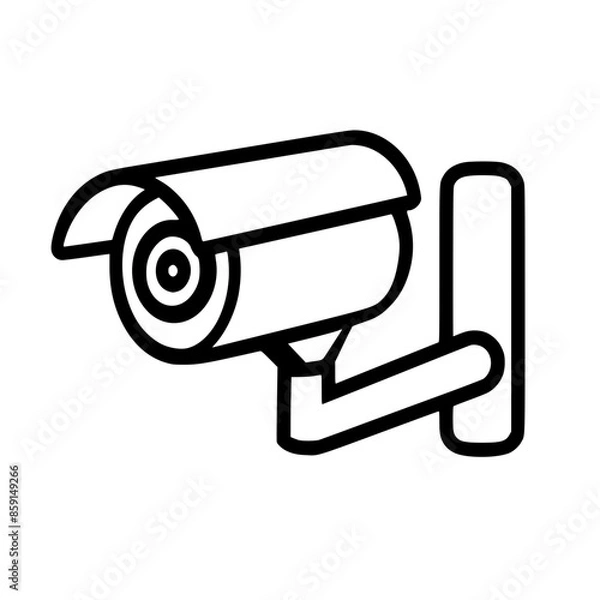 Fototapeta Security icon, surveillance icon, protection icon, safety icon, technology icon, internet icon, CCTV icon, electronic icon, system icon, camera icon, security camera icon, crime icon, security system 