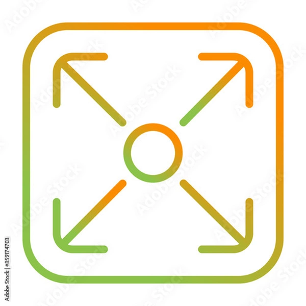 Fototapeta Resize Vector Icon