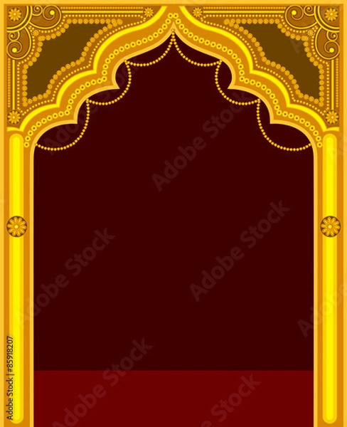 Obraz Golden Temple Door Frame