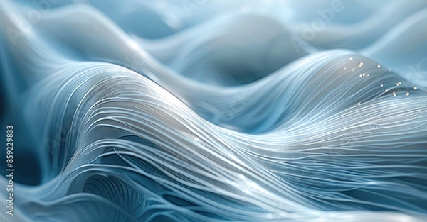 Fototapeta Produces a similar fiber winding effect. Generative AI.