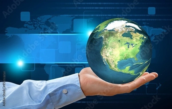 Fototapeta Cloud, Cloud Computing, Technology.