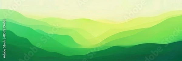 Fototapeta Abstract Green Landscape