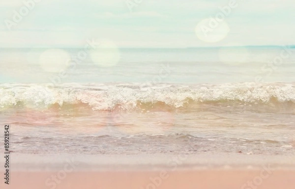 Obraz Dreamy beach and surf background