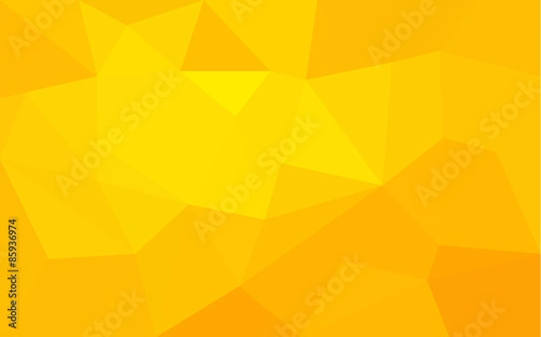 Obraz Yellow triangle structure abstract background