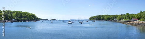 Obraz Rockport harbor panoramic