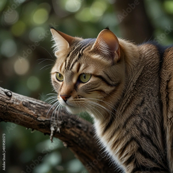 Obraz Beautiful cat image. Generative Ai