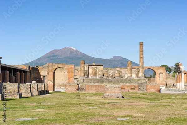 Obraz Temple of Jupiter in Pompeii