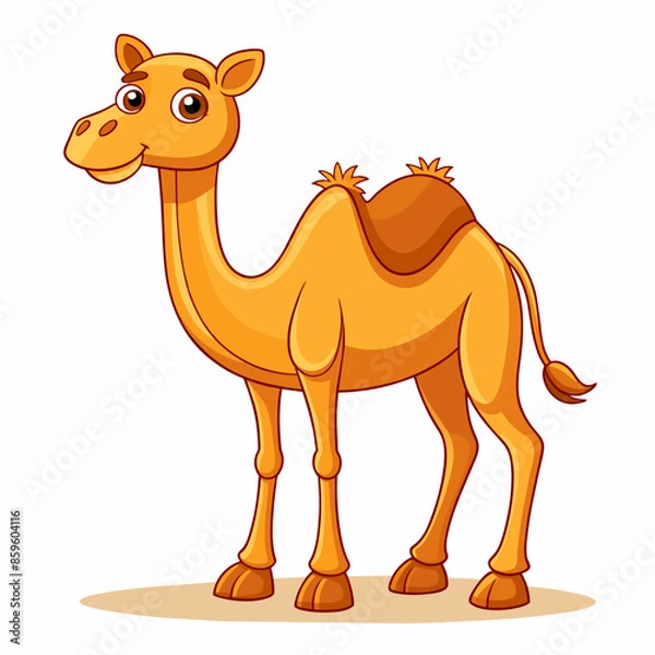 Obraz Lovely Camel Cartoon Vector Design
