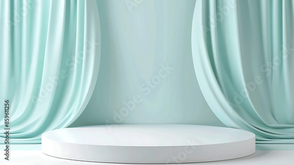 Fototapeta podium display background