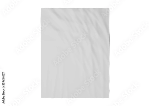 Fototapeta Crumbled poster mockup