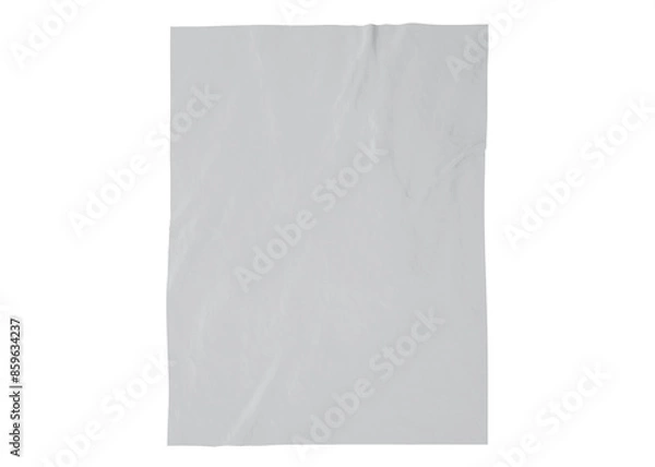 Fototapeta Crumbled poster mockup