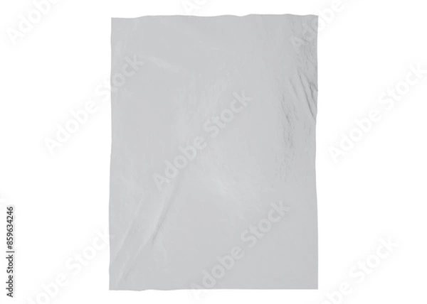 Fototapeta Crumbled poster mockup