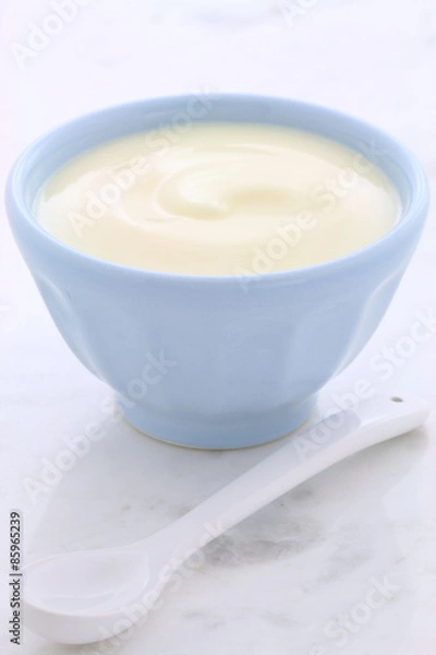 Obraz Fresh plain yogurt