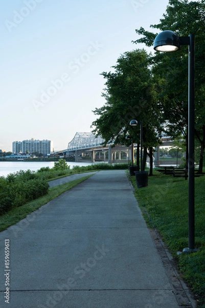 Obraz bridge over the river