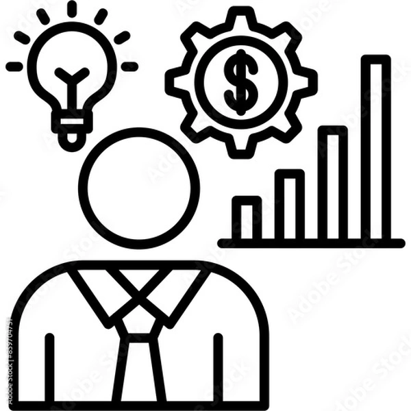 Obraz Marketing Plan Icon