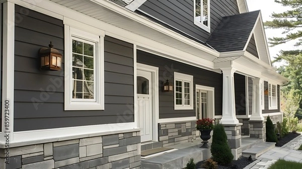 Obraz advanced fiber cement siding application technique, shown in a step-by-step visual guide for building professionals