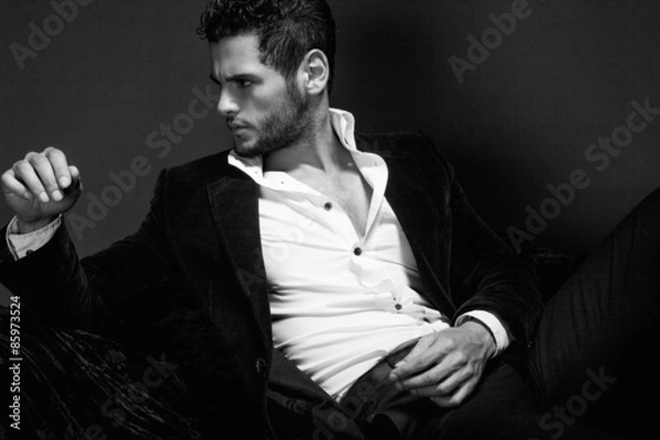 Obraz Handsome man posing