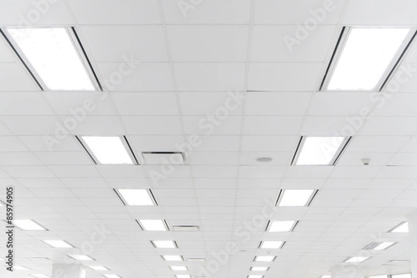 Fototapeta White office ceiling