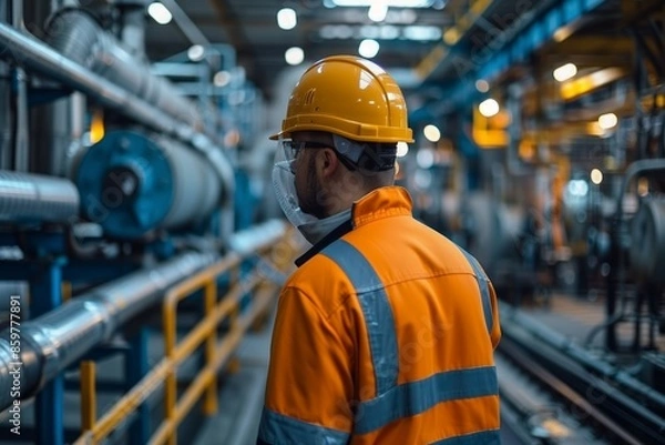 Fototapeta Industrial Maintenance and Training Services for Factory Workers & Operators