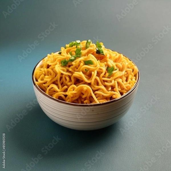 Obraz Plain Masala Maggi in bowl
