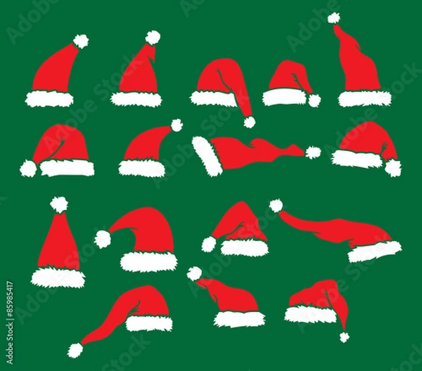 Fototapeta Santa Claus hat