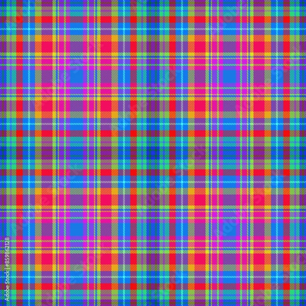 Fototapeta Plaid pattern,Tatan colored seamless pattern,EPS 10.