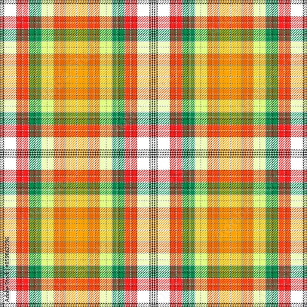 Fototapeta Plaid pattern,Tatan colored seamless pattern,EPS 10.