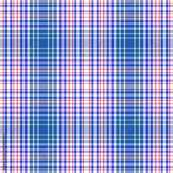 Fototapeta Plaid pattern,Tatan colored seamless pattern,EPS 10.