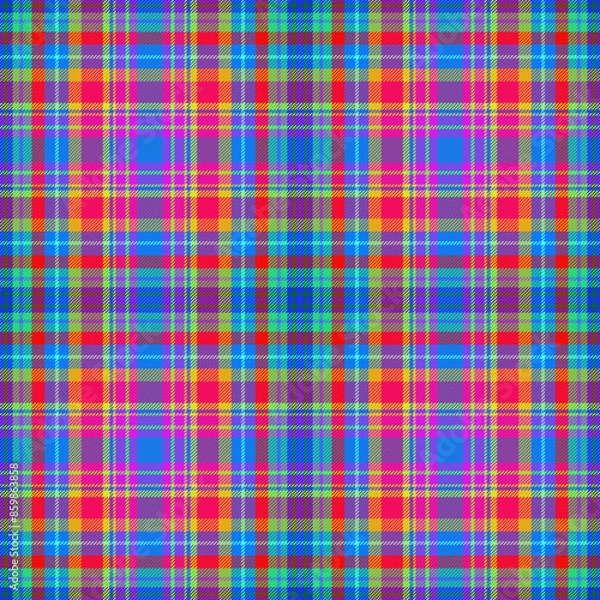 Fototapeta Plaid pattern,Tatan colored seamless pattern,EPS 10.