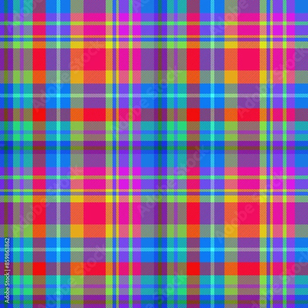 Fototapeta Plaid pattern,Tatan colored seamless pattern,EPS 10.